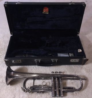 Vintage 1960s Conn 8b Lightweight “artist” Silver Pro Trumpet (w/case & More)