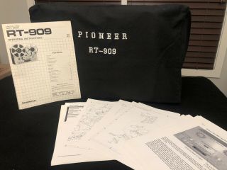 Vintage Pioneer RT 909 Reel To Reel Player Recorder 12