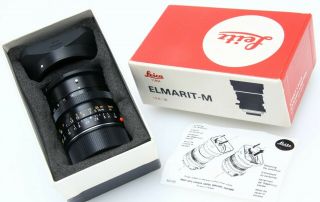 Leica Elmarit - M 28mm F/2.  8 11804 V3 / Elw E49 Vintage 1983 Canada Ib 380630