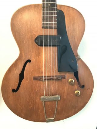 Vintage 1959 Gibson ES - 125 Hollow Body Electric Guitar w/ Hard Case 2