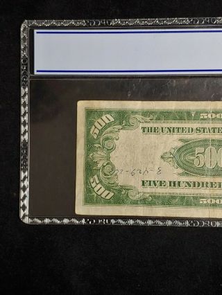 1928 $500 FRN Federal Reserve Note Fr 2200 - C PCGS F15 (RARE PCGS HOLDER) 6
