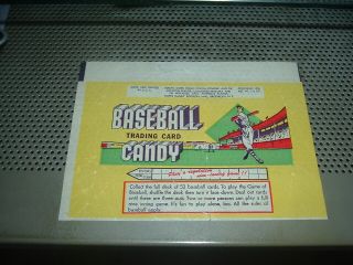 1951 Topps Connie Mack All Stars Cmas,  Teams Baseball Card Wrapper Rare