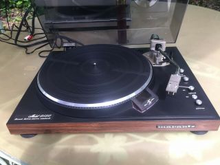 Vintage Marantz 6150 Stereo Turntable.  Dust Cover & Cartridge