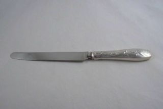 Tiffany Audubon Sterling Silver True Dinner Knife Never Monogrammed Not Japanese