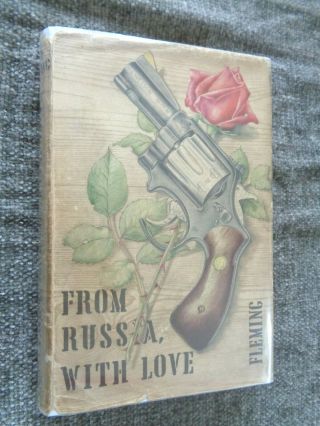 Rare 1957 1st Edition - From Russia With Love - Ian Fleming - Orig 1st State Dj