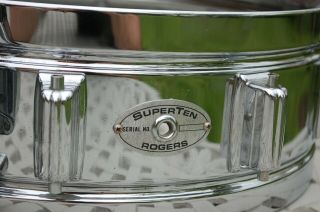 Rogers Snare Drum 14 " X 5 " Vintage 1970 