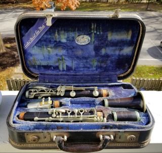 ANTIQUE EVETTE & SCHAEFFER BUFFET CRAMPON Master Model Clarinet K6998 FRANCE 2