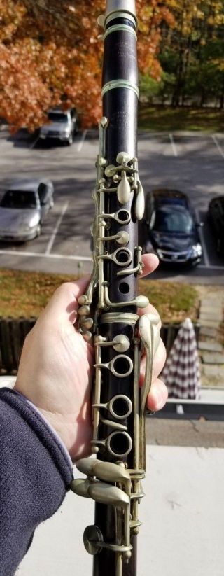 ANTIQUE EVETTE & SCHAEFFER BUFFET CRAMPON Master Model Clarinet K6998 FRANCE 3