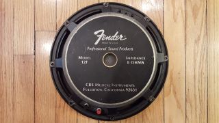 Ultra Rare Vintage Fender 12f Speaker Electro - Voice Ev - Evm 12l Jbl D120 F