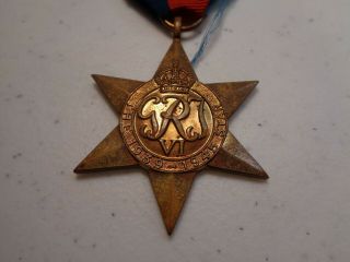 WW2 British Campaign Medal The 1939 - 1945 Star 2