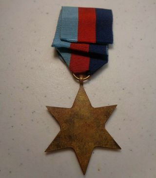 WW2 British Campaign Medal The 1939 - 1945 Star 3