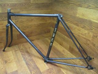 VINTAGE TREK REYNOLDS 531 LUGGED STEEL ROAD BIKE FRAME SET 54CM 12