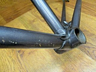 VINTAGE TREK REYNOLDS 531 LUGGED STEEL ROAD BIKE FRAME SET 54CM 9