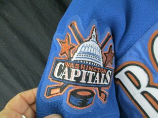 Vintage CCM Hockey Jersey Washington Capitols 12 Peter Bondra 52 Signed NWT 10