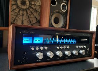 Marantz 2270 Blackface Vintage Receiver w/ Wood Cabinet and Partial Recap - CDemo 2