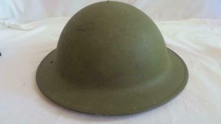 Old Military WW2 British American Dough Boy? Metal HELMET with LINER 3