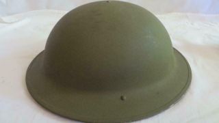 Old Military WW2 British American Dough Boy? Metal HELMET with LINER 4