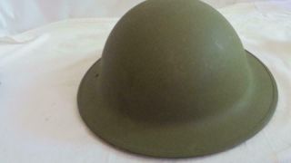 Old Military WW2 British American Dough Boy? Metal HELMET with LINER 5