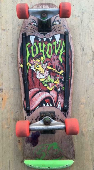 Vintage Santa Cruz Mitsugu Toyoda Skateboard Deck Powell Alva Slammer