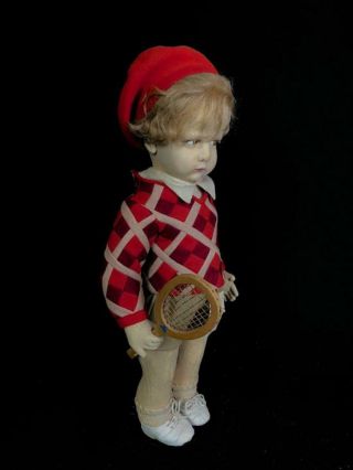 Rare Early Lenci Boy Sports Figure 