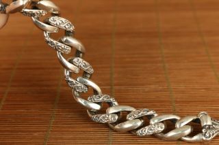 limited edition 100 925 silver handmade carving dragon bracelet cool gift 5