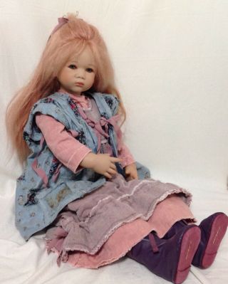 Vintage 2003 Annette Himstedt Gerti Doll All Hard to Find 6