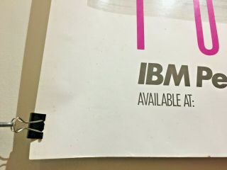 Vintage IBM Personal Computers on Campus Poster Most Likely to Succeed 6