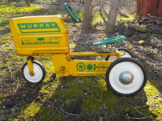 Vintage Murray Chain Drive Transmission Pedal Tractor,  1960 