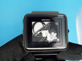 Vintage Seiko Digital Watch Lupin The 3rd S771 - 0aa0 Rare Active Matrix Epd 1500