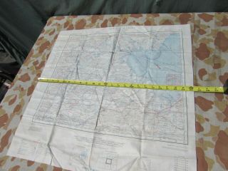 Wwii Cbi Aaf Escape Evasion Silk Cloth Survival Map Nj 50 - N 51 Peking China