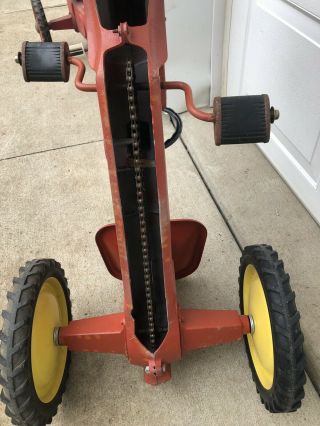 Massey Harris Large 44 Pedal Tractor - RARE 7