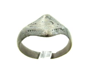 Authentic Medieval Viking Era Ring W/ Dragon Eye - J119