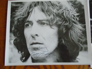 RARE 1976 George Harrison Autographed Press Kit with Event T - Shirt 11