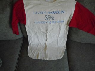 RARE 1976 George Harrison Autographed Press Kit with Event T - Shirt 5