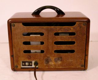 Old Antique Wood General Television Vintage Tube Radio - Restored & 7