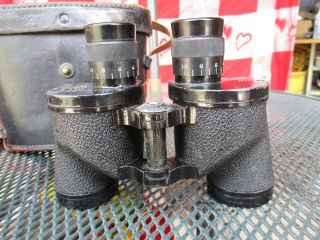 WWII 1943 USN,  US Navy Ship Binoculars & Leather Case 8