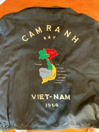 Vintage Vietnam Embroidered Souvenir War Jacket