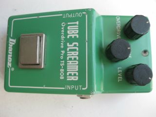 Vintage 1981 Ibanez Ts - 808 Tube Screamer Guitar Effect Pedal Rare Chip