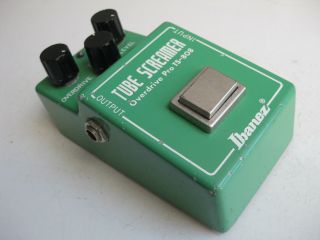 Vintage 1981 Ibanez TS - 808 Tube Screamer Guitar Effect Pedal Rare Chip 2