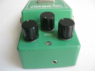 Vintage 1981 Ibanez TS - 808 Tube Screamer Guitar Effect Pedal Rare Chip 4