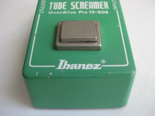 Vintage 1981 Ibanez TS - 808 Tube Screamer Guitar Effect Pedal Rare Chip 5