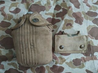 Ww1 Us Canteen Canteen Set And Ww1 First Aid Pouch Us Army Usmc Ww2 Wwii