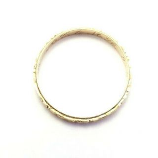 Antique Victorian Edwardian Solid 14k Gold Men’s Ring Wedding Band Ring Size 11 6