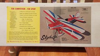 Vintage SIG 50” Skybolt Scale Biplane R/C Model Airplane kit 2