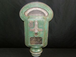 Vintage Duncan Miller 50 Parking Meter Usa 1,  5,  10 Cent Man Cave Garage Decor