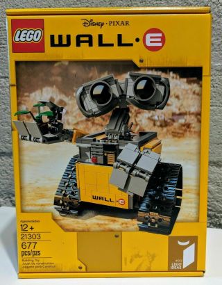 8x - Lego 21303 Ideas Wall - E Pixar Disney Movie Rare & - Retired