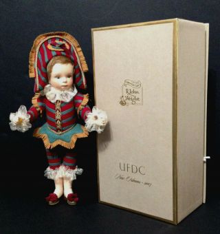 Vintage R.  John Wright Le Bal Masque " Monteque " Candy Container Doll Ufdc 2003