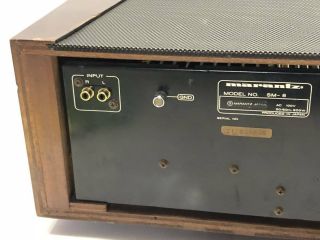 【Rare Power amplifier】marantz SM - 8 from Japan 01 - 59 5