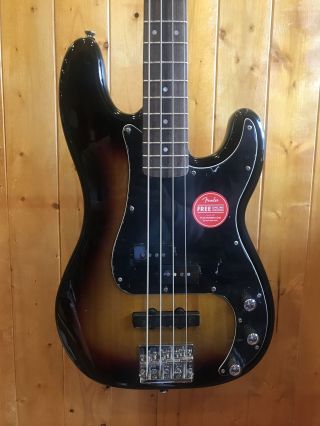 Squier Vintage Modified Precision Bass Pj 3 - Tone Sunburst