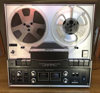 Vintage Serviced Sony Tc - 440 Reel To Reel Tape Recorder Tape Player Audiophile